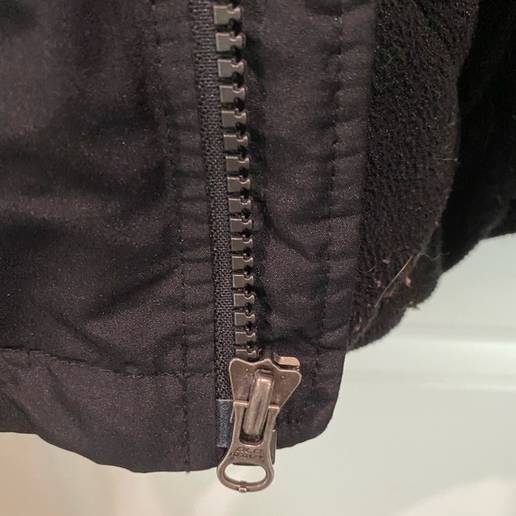 Old Navy mens black coat jacket Sz. XL built-in hood - Picture 8 of 11